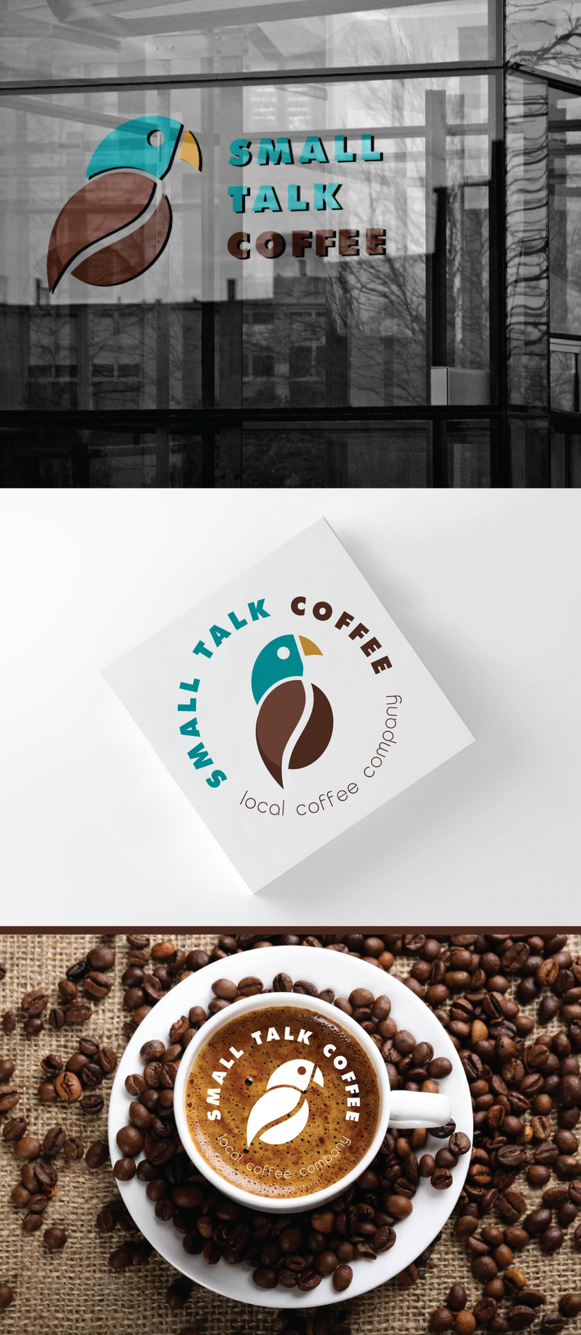 SMALL TALK COFFEE - Лого и фирменный стиль для кофейни