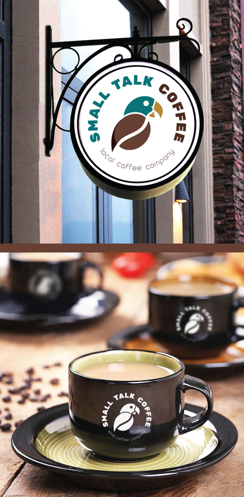 SMALL TALK COFFEE - Лого и фирменный стиль для кофейни