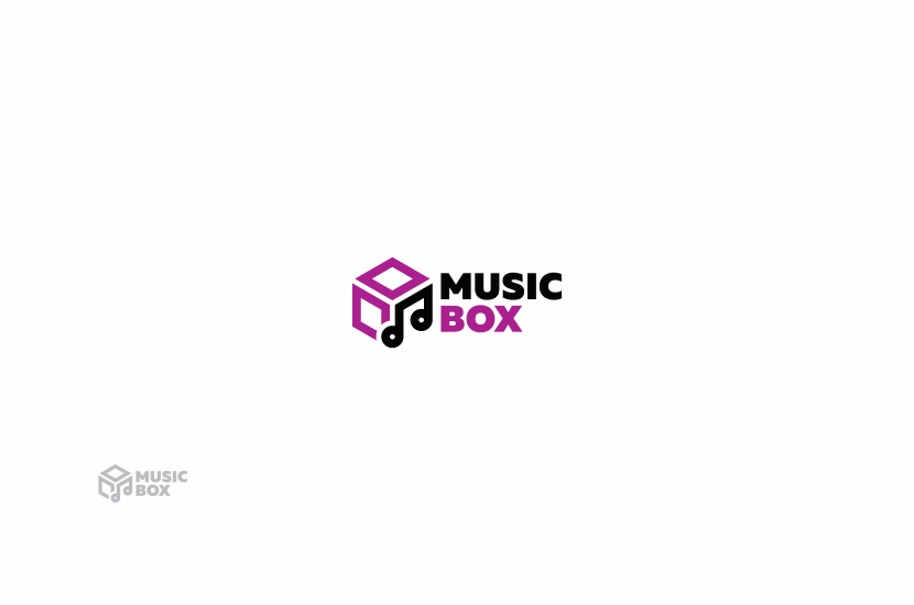 Логотип для студии вокала MUSIC BOX  -  автор Vitaly Ta4ilov