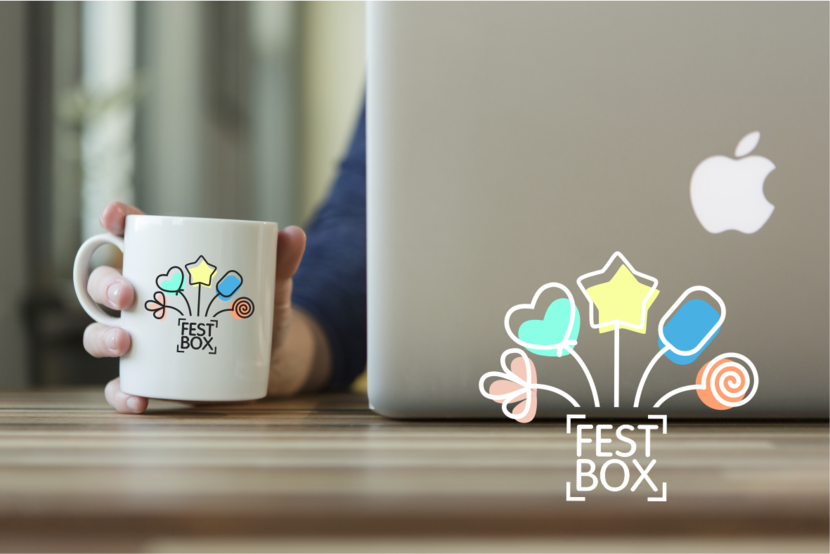 Логотип и фирменный знак компании FestBox  работа №849811
