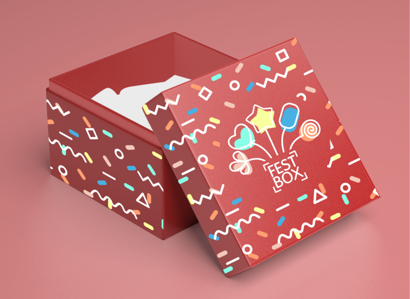 Логотип и фирменный знак компании FestBox  -  автор Natalya Arkharova