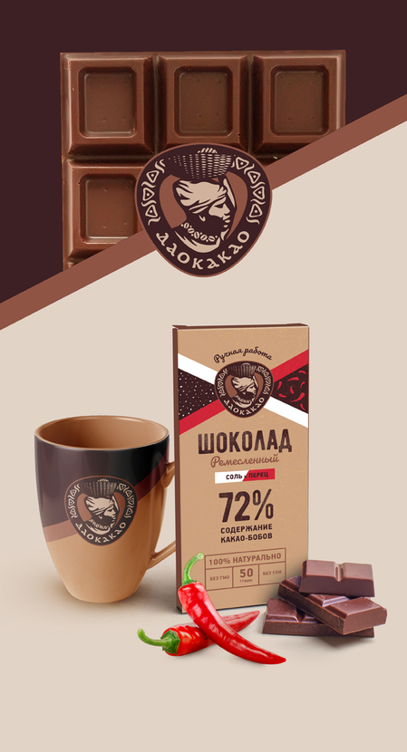 1 - Логотип и фирменный стиль шоколадного бренда