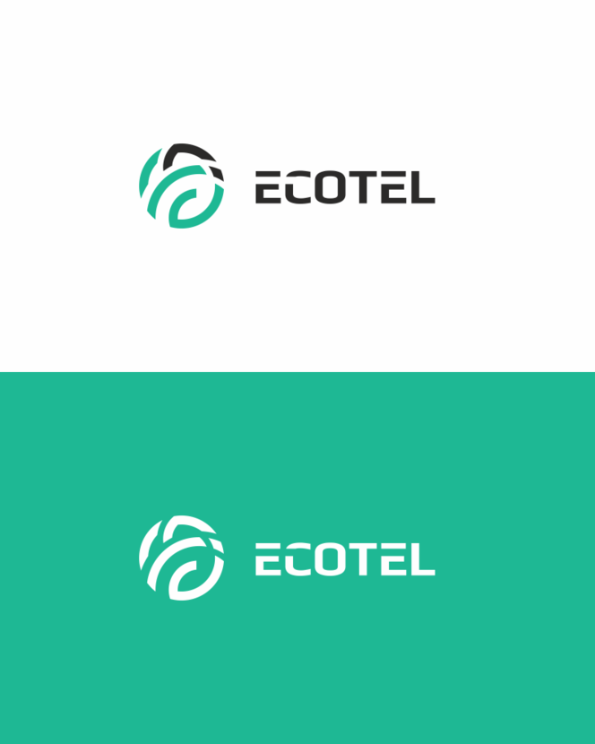 Логотип и фирменный стиль ECOTEL (магазины (точки выдачи) по продаже смартфонов по оптовым ценам (в первое время). потом добавим другие товары  -  автор A J