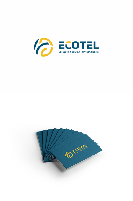 Логотип и фирменный стиль ECOTEL (магазины (точки выдачи) по продаже смартфонов по оптовым ценам (в первое время). потом добавим другие товары  -  автор Ay Vi