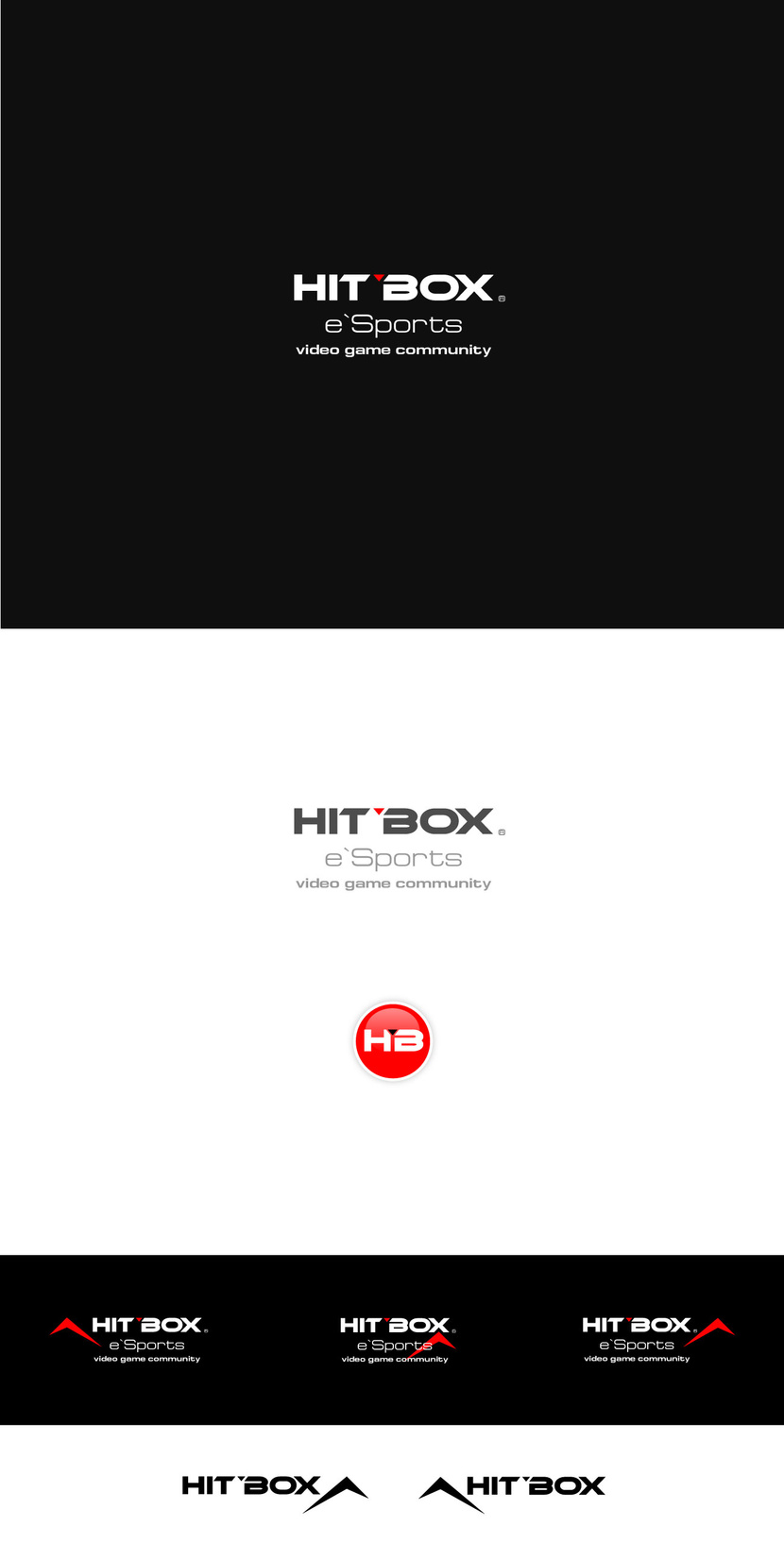 . - Логотип для игрового сообщества HitBox