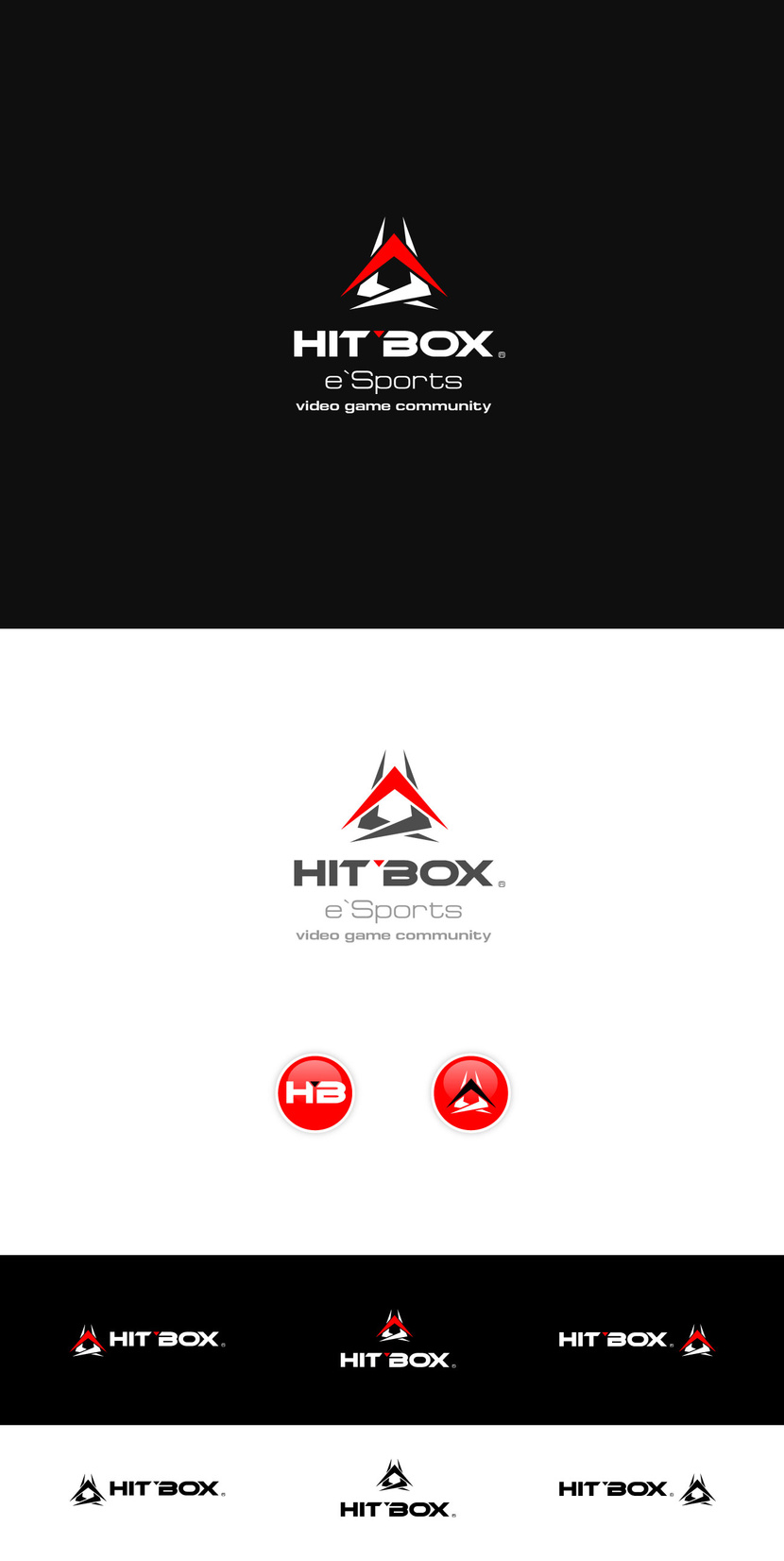 . Логотип для игрового сообщества HitBox