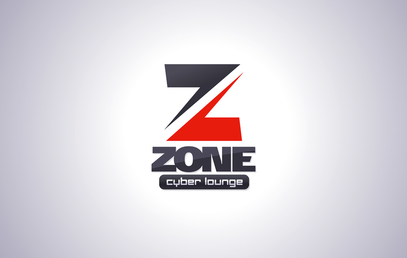 zone cyber lounge - Разработка логотипа для компьютерного клуба