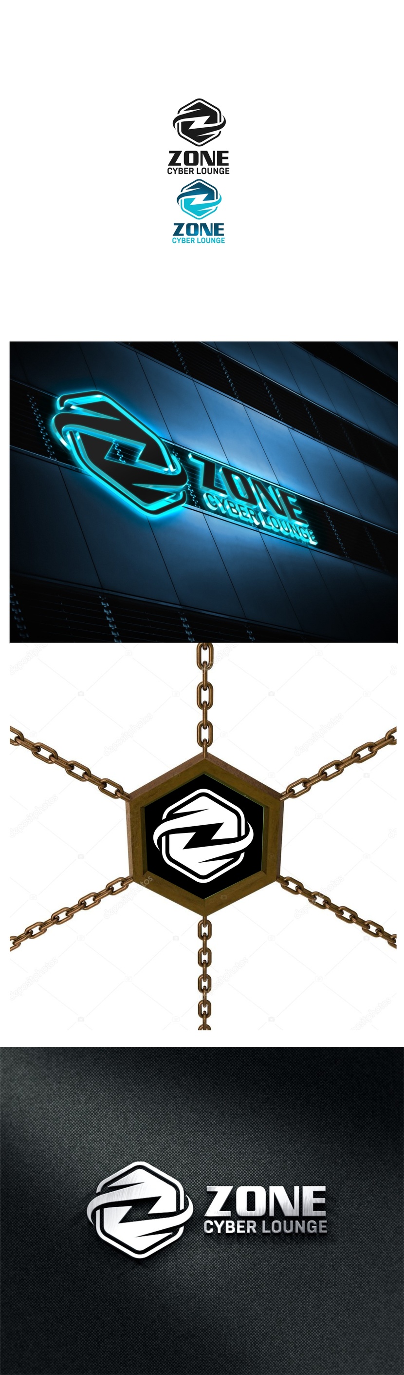1 - Разработка логотипа для компьютерного клуба