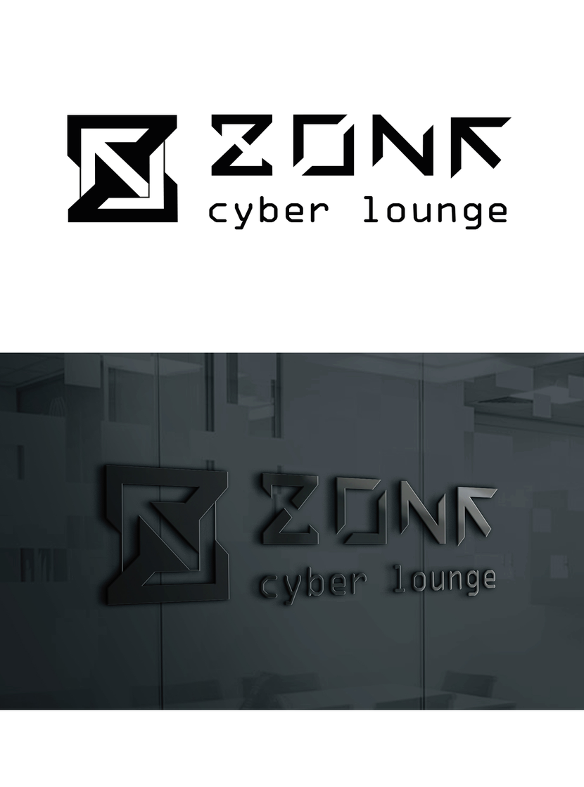 z+o+n+e Разработка логотипа для компьютерного клуба