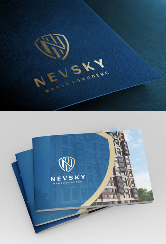 Разработка логотипа и фирменного стиля для Жилого Комплекса Невский  -  автор Ay Vi