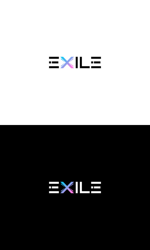 Разработка логотипа и фирменного стиля EXILE  -  автор Пётр Друль