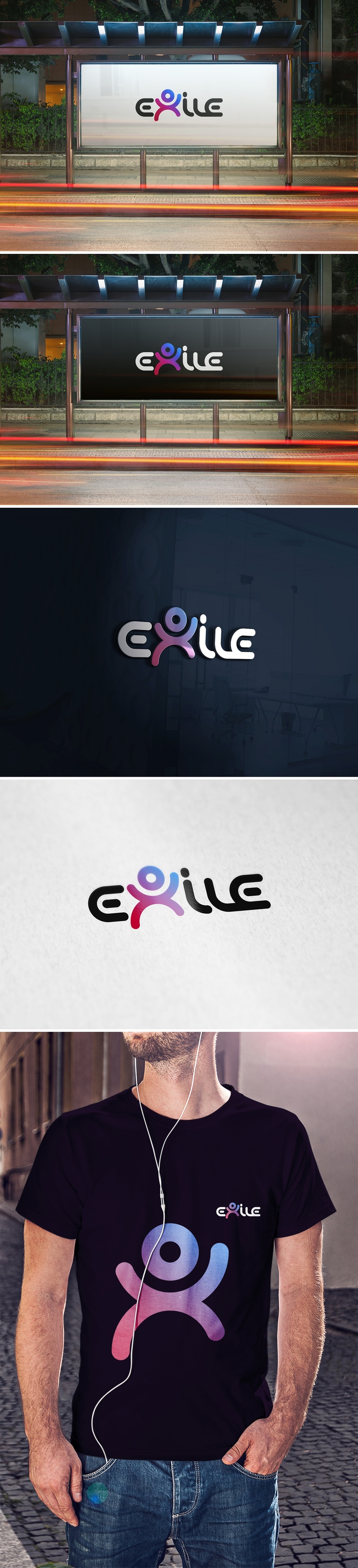Exile - Разработка логотипа и фирменного стиля EXILE