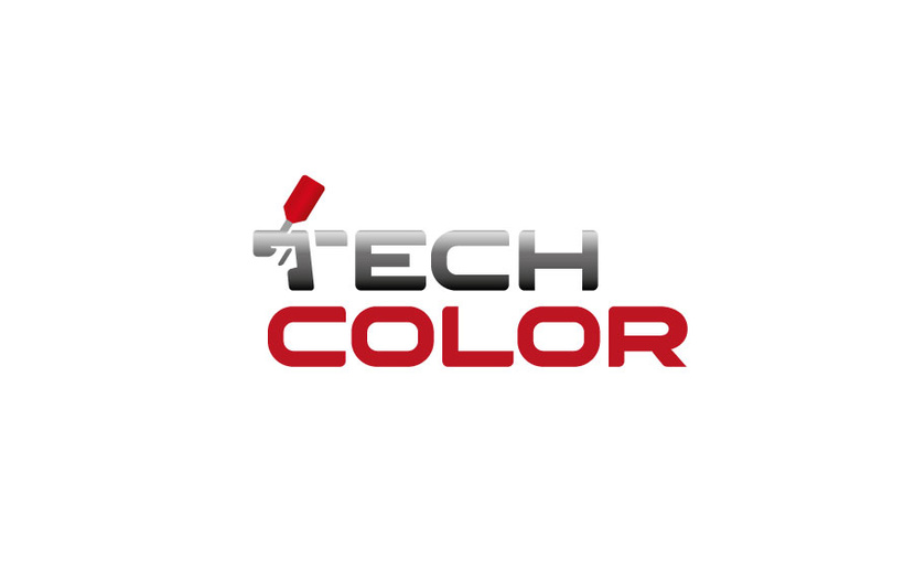 + - Разработка логотипа и фирменного стиля для компании TECHCOLOR