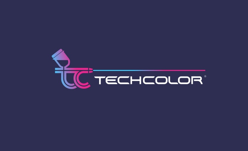 Разработка логотипа и фирменного стиля для компании TECHCOLOR  -  автор Виталий Филин