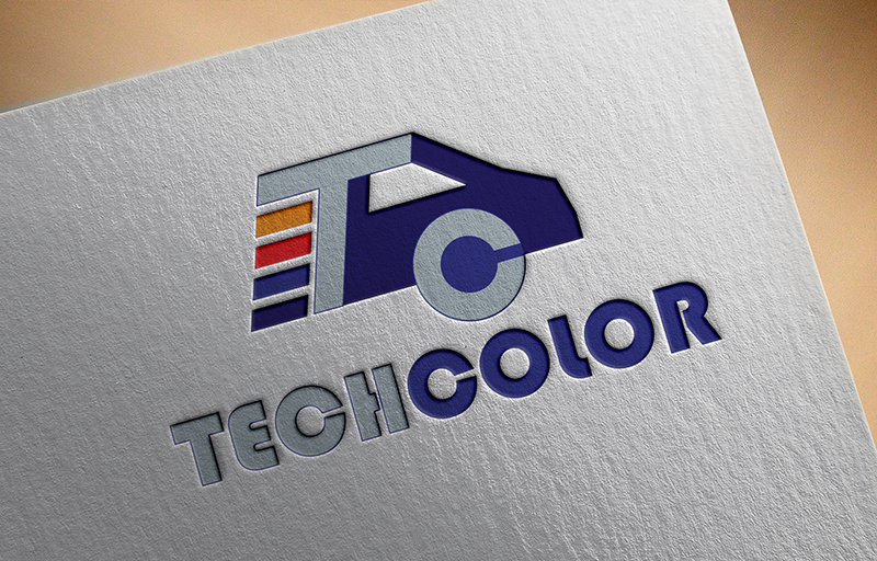 С Новым годом :)
Лого - вариант 1. - Разработка логотипа и фирменного стиля для компании TECHCOLOR