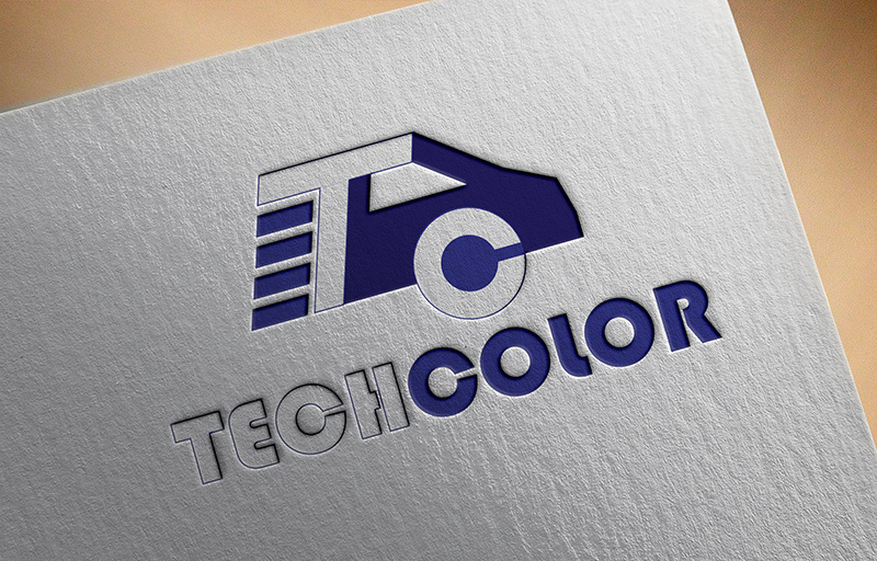 Лого - вариант 3. - Разработка логотипа и фирменного стиля для компании TECHCOLOR