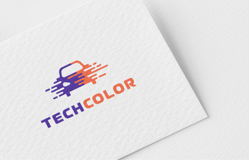 . - Разработка логотипа и фирменного стиля для компании TECHCOLOR