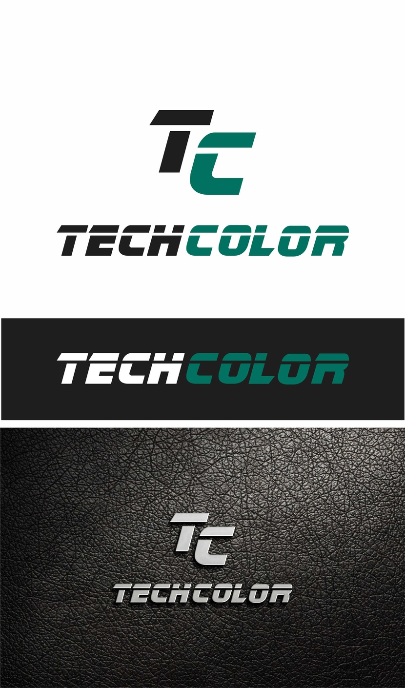 + - Разработка логотипа и фирменного стиля для компании TECHCOLOR
