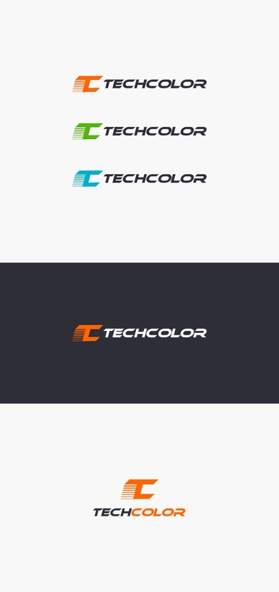 Разработка логотипа и фирменного стиля для компании TECHCOLOR  -  автор Пётр Друль