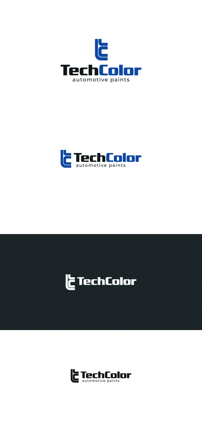 . - Разработка логотипа и фирменного стиля для компании TECHCOLOR