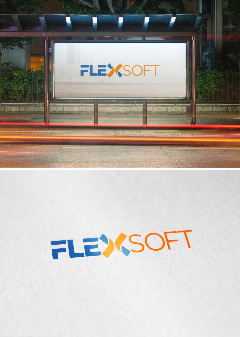 FlexSoft - Фирменный стиль компании разрабатывющей финансовое программное обеспечение