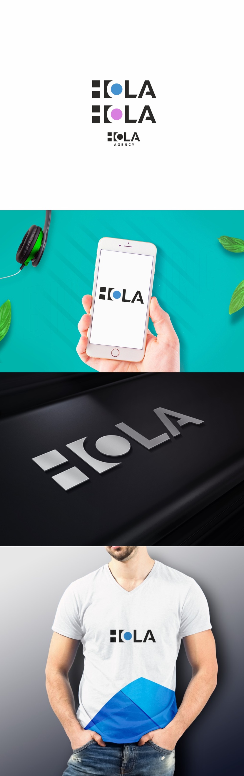 1 - Разработка логотипа для SMM-агентства "HOLA"