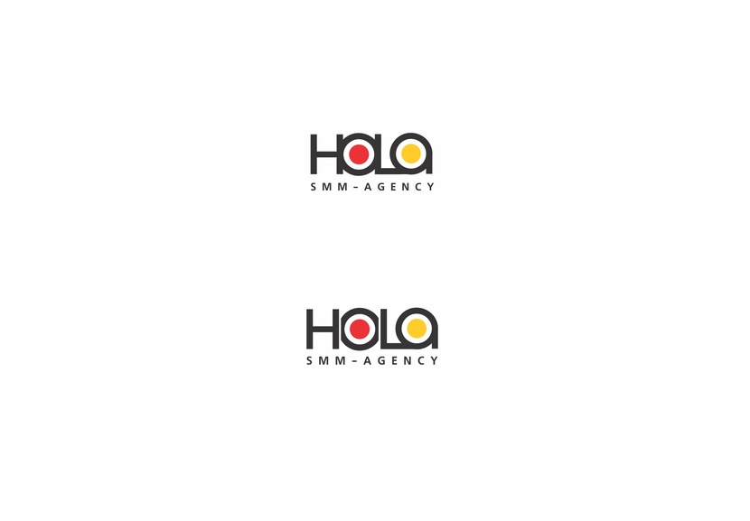 Разработка логотипа для SMM-агентства "HOLA"  -  автор Виталий Филин