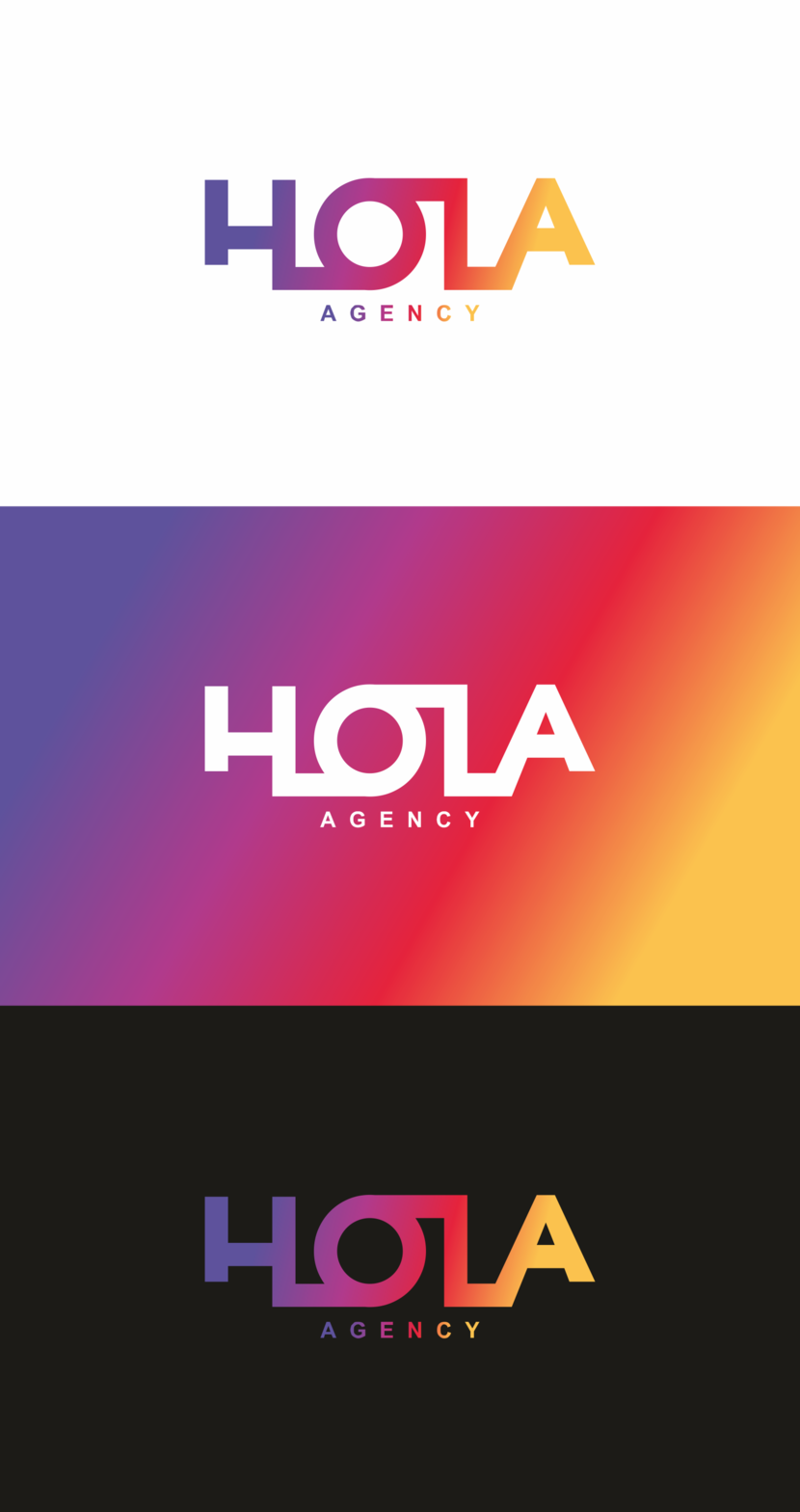 4 - Разработка логотипа для SMM-агентства "HOLA"
