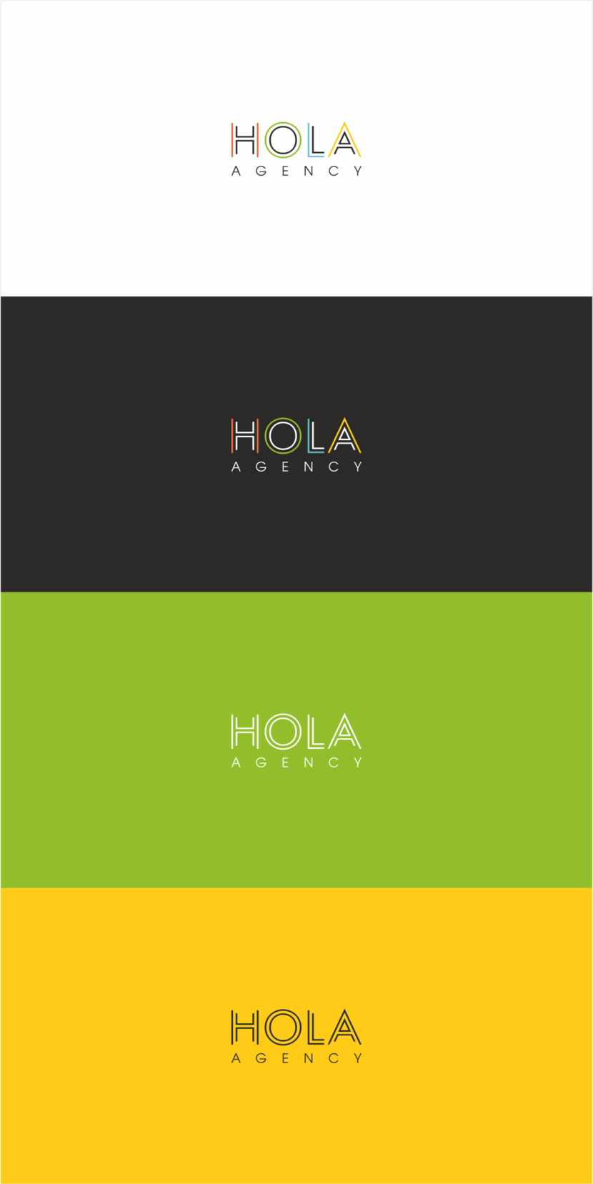 Разработка логотипа для SMM-агентства "HOLA"  -  автор Владимир Братенков