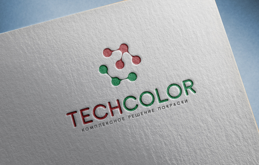 Logo Разработка логотипа для компании TECHCOLOR