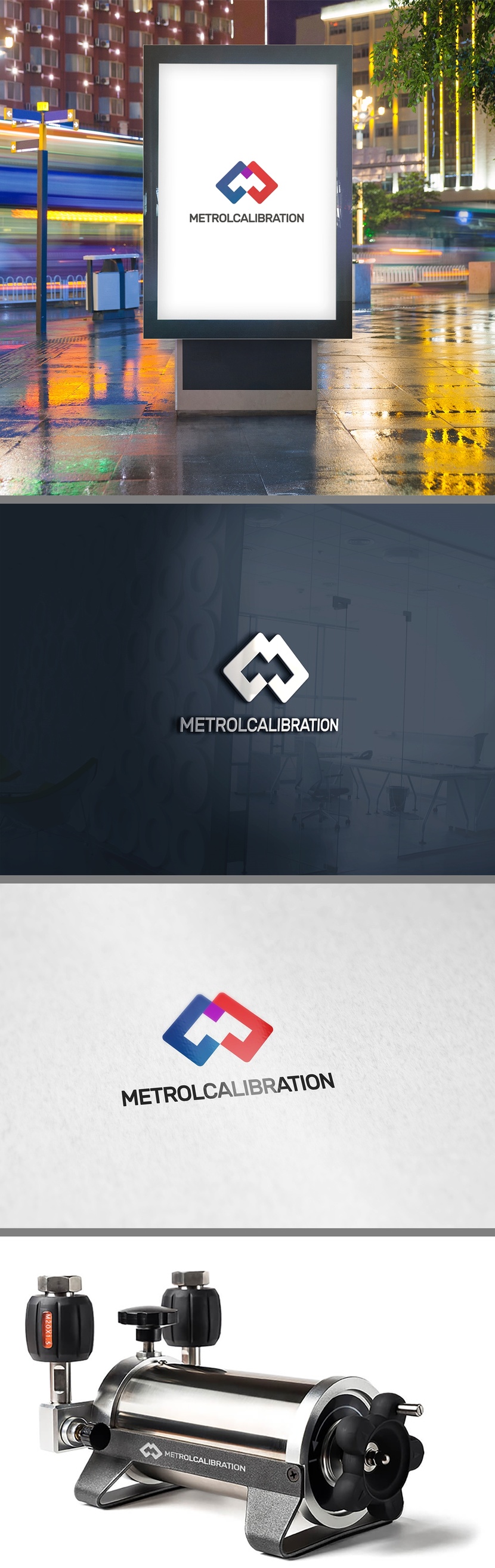 METROLCALIBRATION - Разработка логотипа для компании по производству оборудования