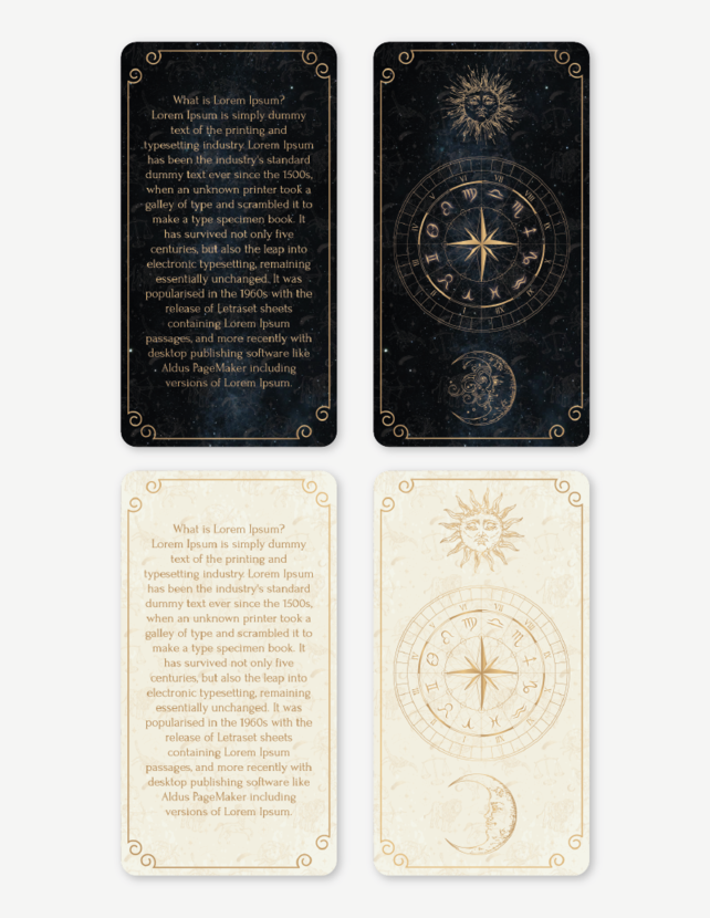 Дизайн карточки (астрология)  -  автор Alex GF