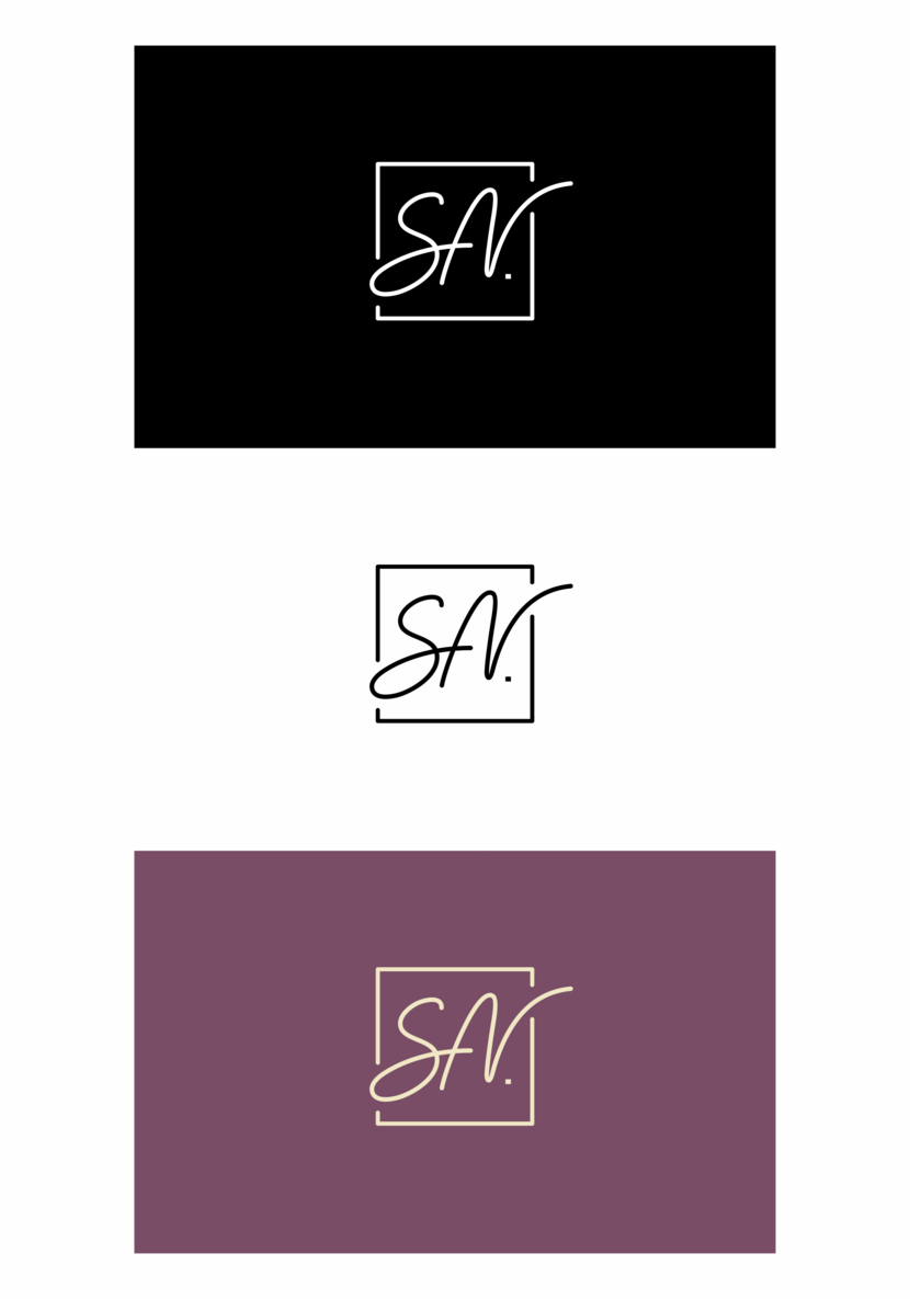 Возможны различные варианты цветов Личный логотип-бренд