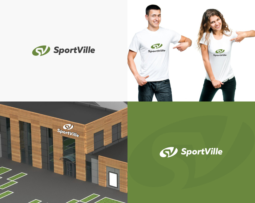 Создание логотипа спортивного комплекса SportVille  -  автор Пётр Друль