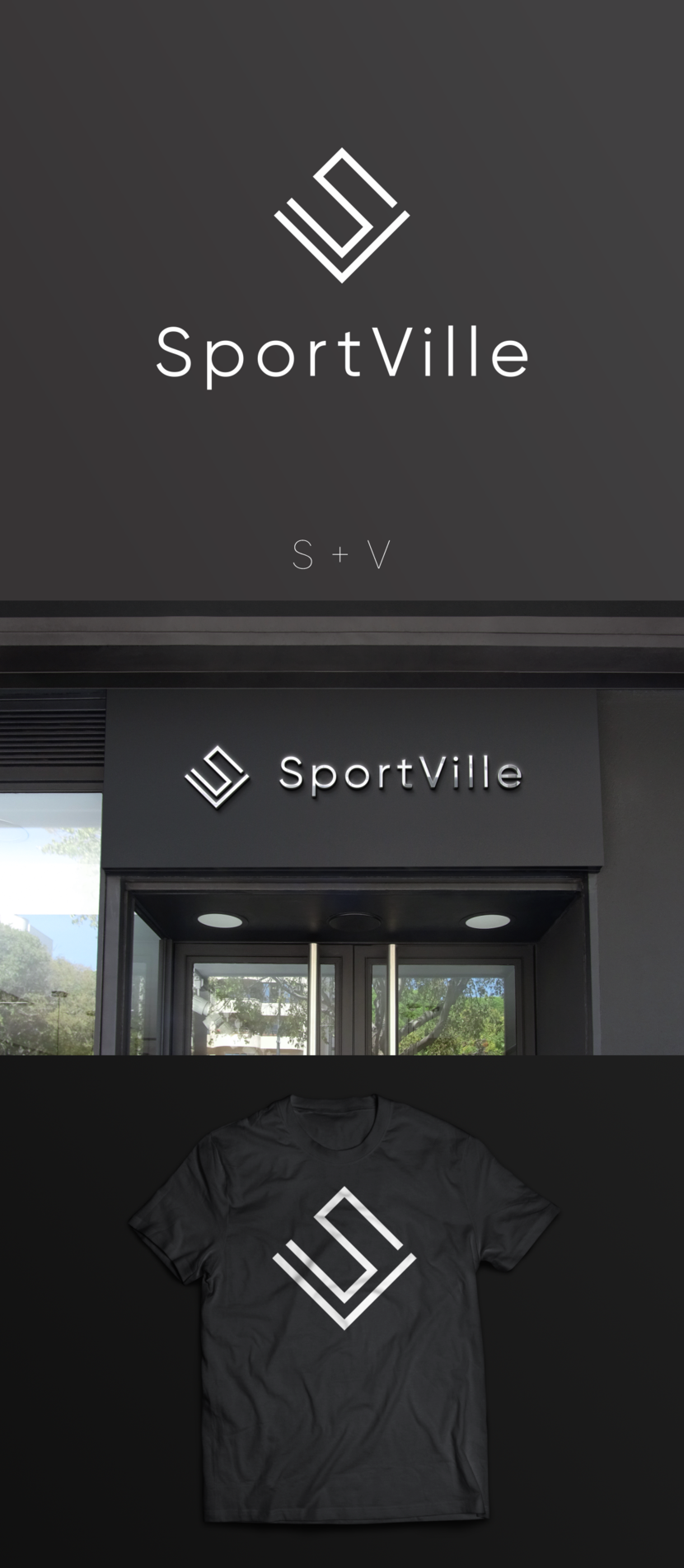 + - Создание логотипа спортивного комплекса SportVille
