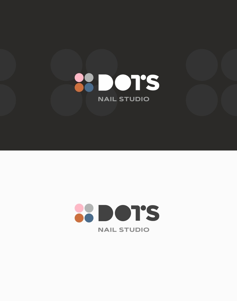 DOT'S - Разработка логотипа для студии ногтевого сервиса 'dots'