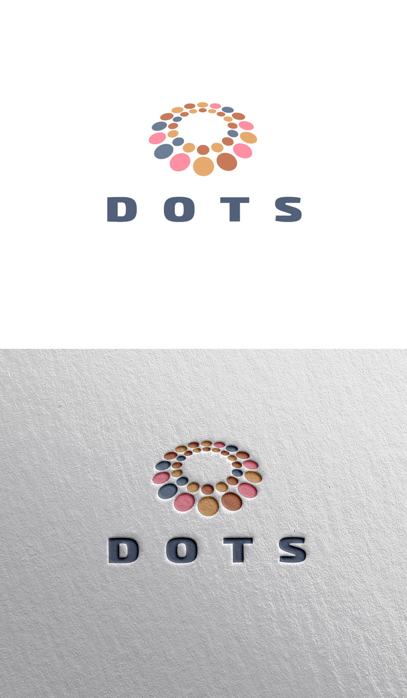 . - Разработка логотипа для студии ногтевого сервиса 'dots'