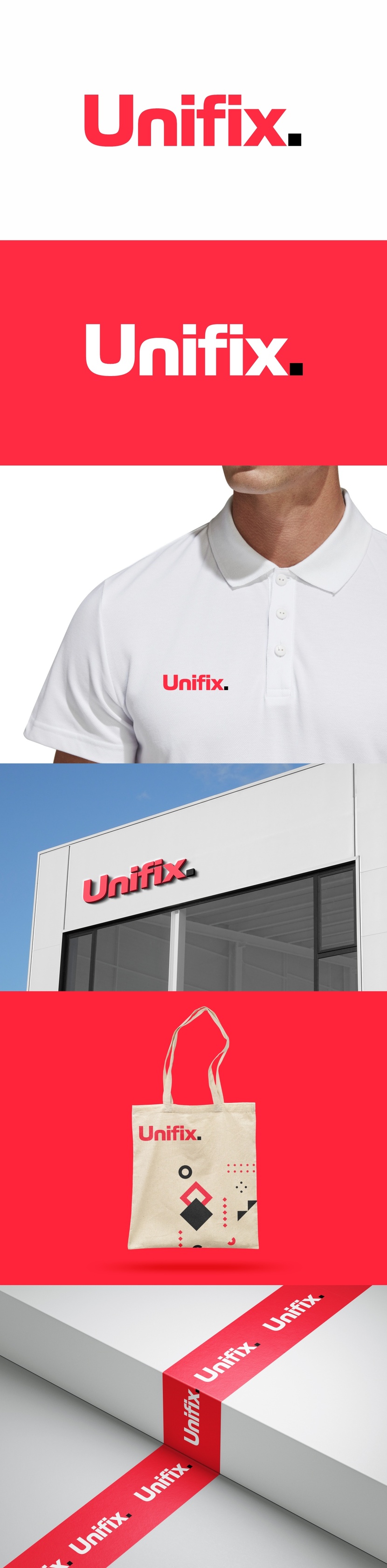 Разработка логотипа строительного интернет магазина Unifix  -  автор EVGENIA ZHURANOVA