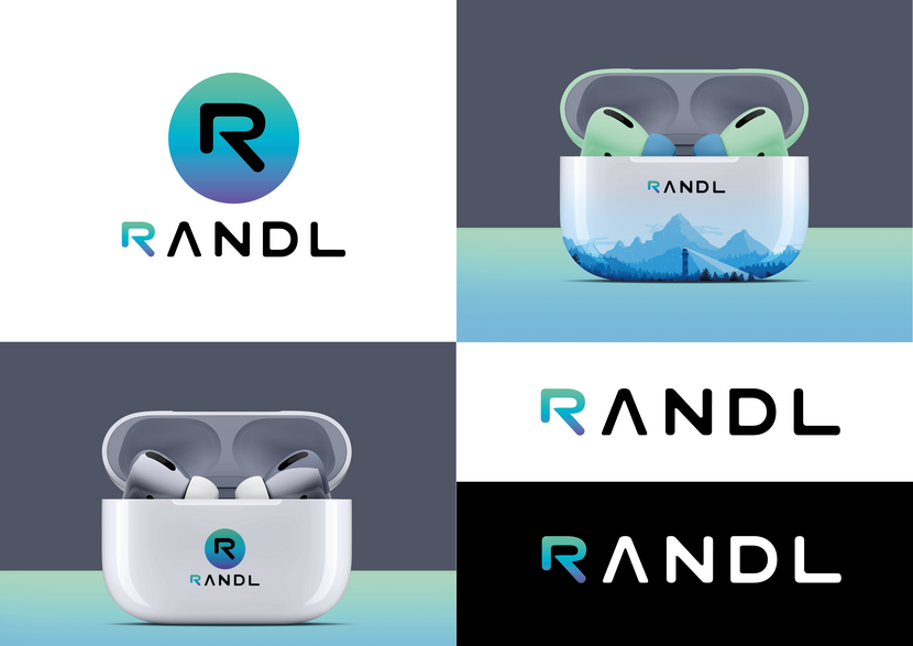 Логотип для наушников - Лого для наушников RandL