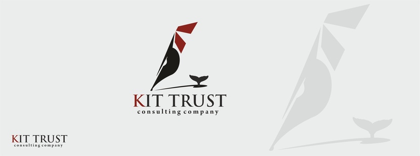 . - Разработка логотипа для консалтинговой компании 'Kit Trust”