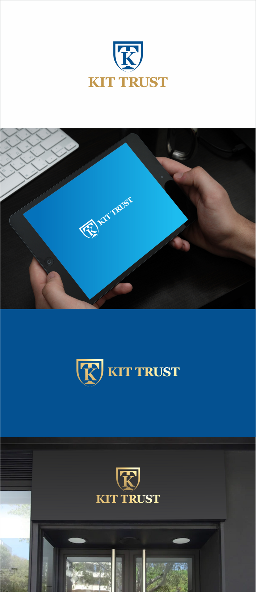 Разработка логотипа для консалтинговой компании 'Kit Trust”  -  автор Владимир Братенков