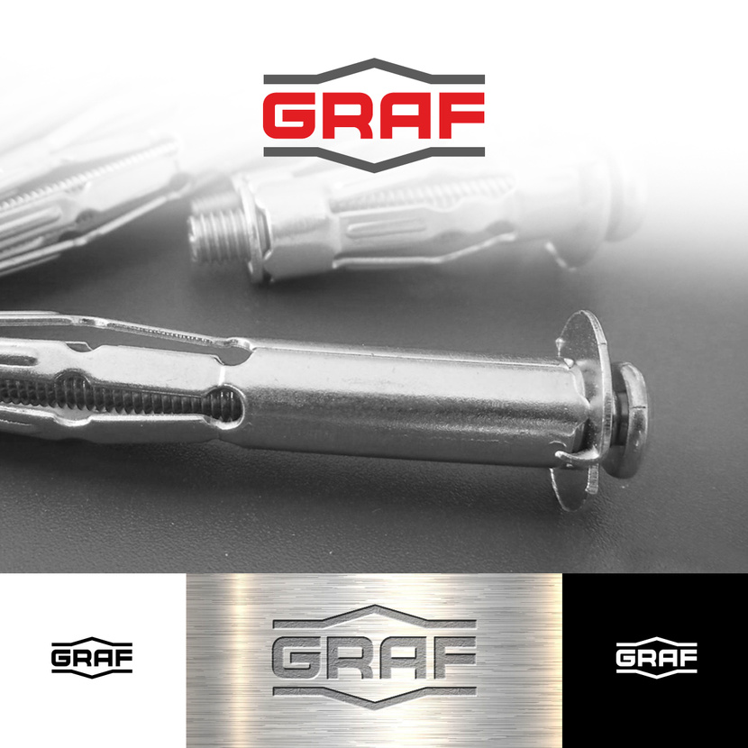 GRAF-1 - Разработка логотипа для производителя строительного крепежа