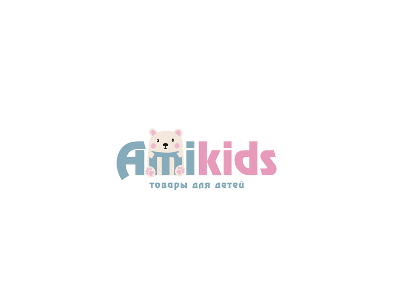 . Разработать логотип для детских товаров "AMIKIDS"