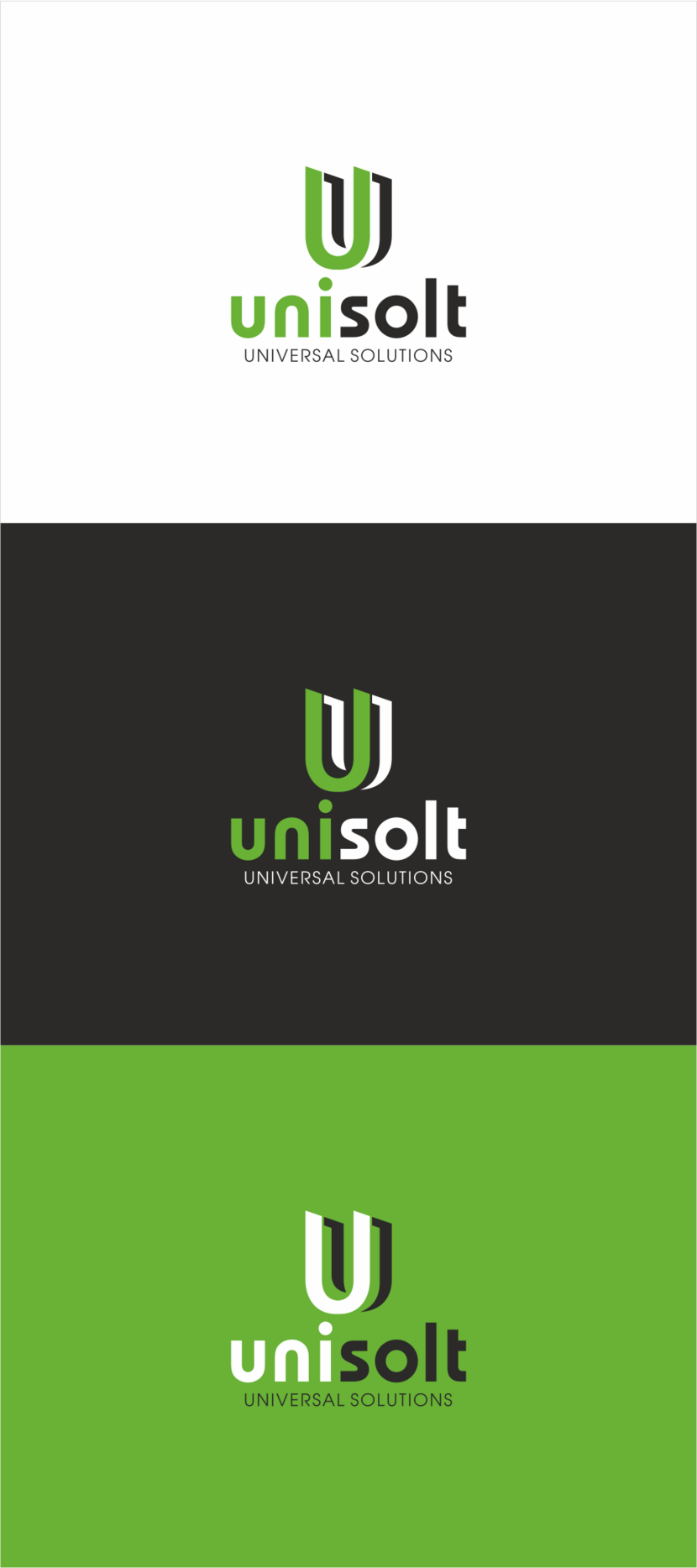 Логотип для консалтинговой компании "Unisolt"  -  автор Владимир Братенков