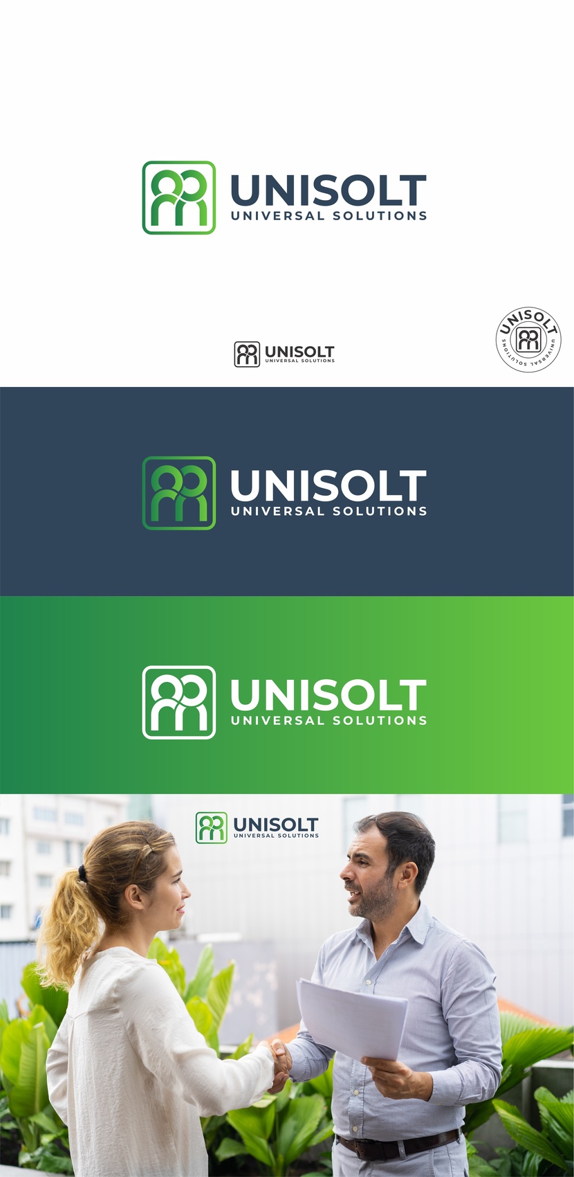 .... - Логотип для консалтинговой компании "Unisolt"