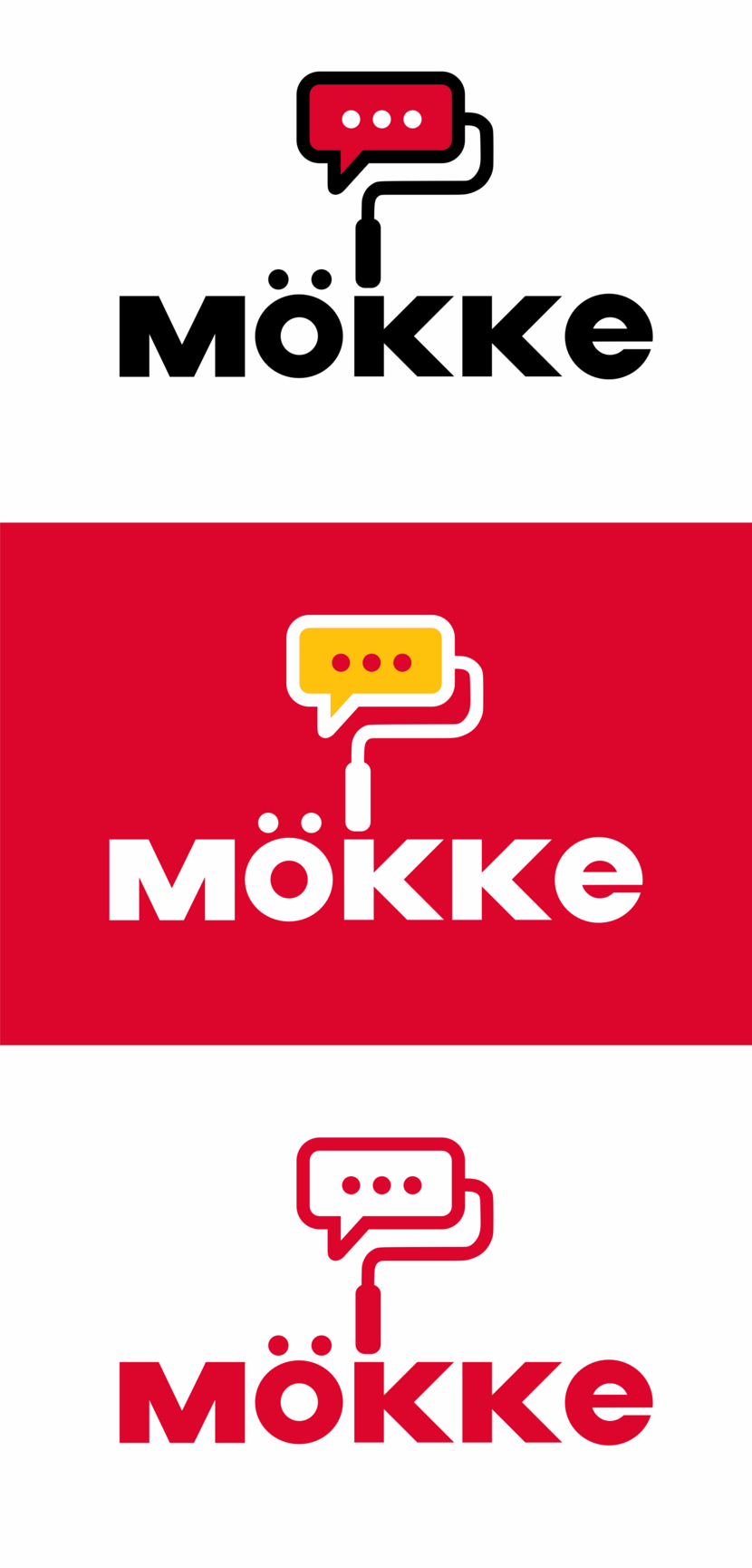 привет mokke - Разработка графического элемента к основному логотипу
