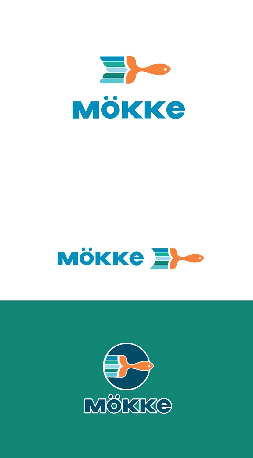 концепция- Рыбка Мёкке - Разработка графического элемента к основному логотипу