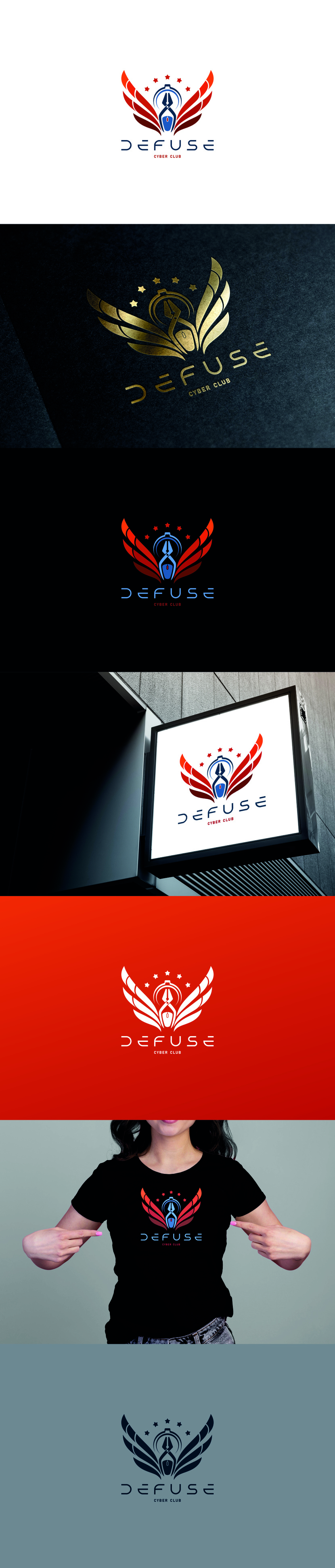 Логотип для компьютерного клуба Defuse