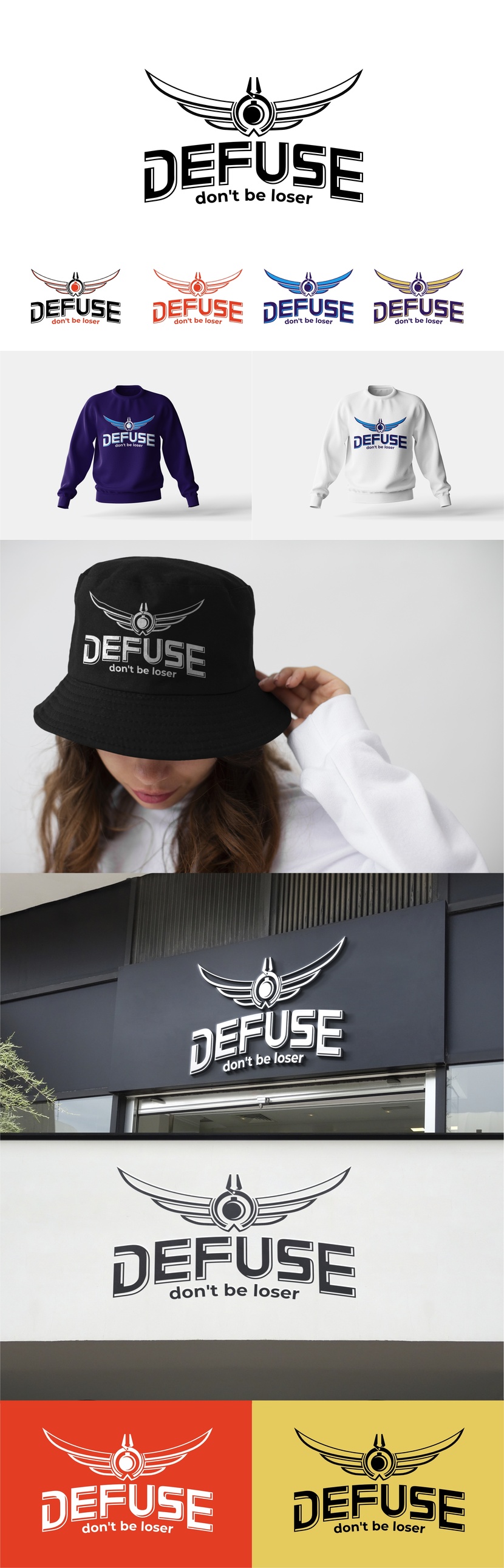 Возможны любые доработки - Логотип для компьютерного клуба Defuse