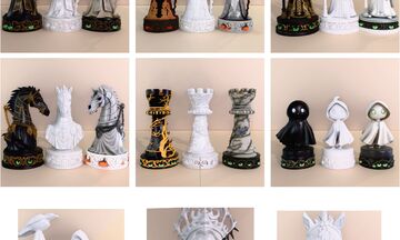 Halloween Chess Set   //   Шахматы в стиле Хэллоуин